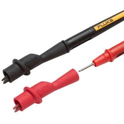 Slide-on alligator clips (red, black)