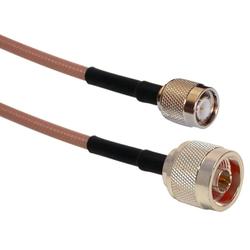 6' RG-142U Jumper with N Male to TNC Male