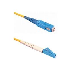 100 ft OS2 SM Duplex Fiber Patch Cable with LC/UPC - SC/UPC Connectors