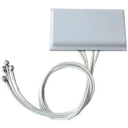 2.4 - 5 GHz 6 dBi Wi-Fi Directional Patch Antenna with 4 RPTNC Male Connectors