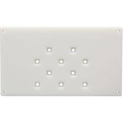 White Adapter Plate for Cisco's AIR-ANT2566P4W-R Patch Antenna