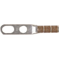 #2 2-hole slot lng barrel 3/8" Brn