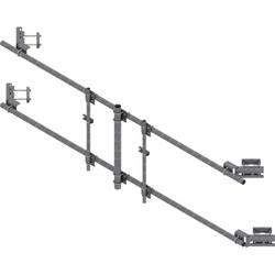Tower Face Mount with Dual 20' x 3-1/2" OD