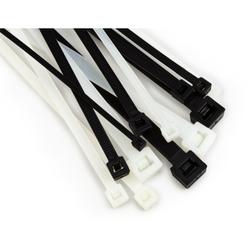 15" Black 120 LB Cable Tie - 500 pcs/bag (06277)