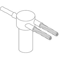 Uni-Shot # #6 Soild to 5/8" Gnd. Rod