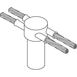 4 Way  #1, #2 Sol Or #2, #3 Str For 5/8" Gnd Rod