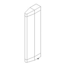 800 - 1000 MHz 10.1 dBi Enclosed Log Periodic Data System Antenna with N Female Connector