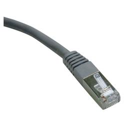 25' Cat6 Gigabit Patch Cord STP RJ45 M/MGray