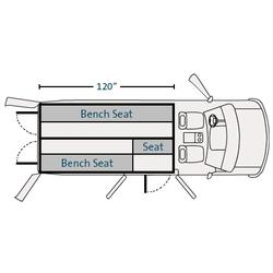 Prisoner Transport Insert for '15-'19 Ford Transit