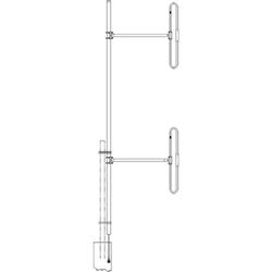 138-174 MHz Low PIM 2 Dipole Antenna