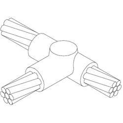 3/0 stranded Run to #2 stranded tap