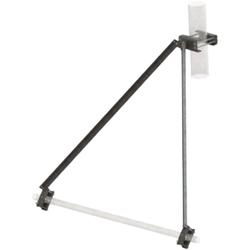 V-Stablizer, 96 in long Angles. Clamps