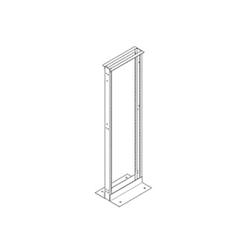 Two-post 19 in equipment rack Steel, 84 in H