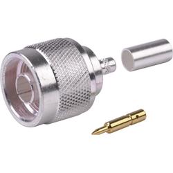 N Male Crimp-RG55/RG142