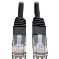 25' Cat5e 350MHz Molded Patch Cable RJ45 M/M Black