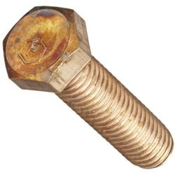 Hex bolt, Bronze 1 in Thread size 1/4-20