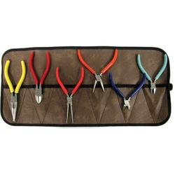 6-Piece Plier and Cutter Kit in a Roll Pouch