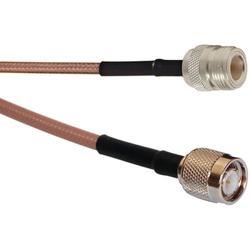 1' TM-NF Clamp Panel Mount RG-142U