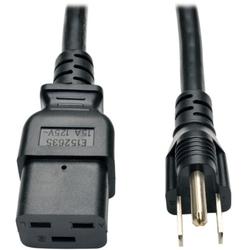 8' AC Power Cord, C19 to 5-15P, 3x14AWG 15A 125V