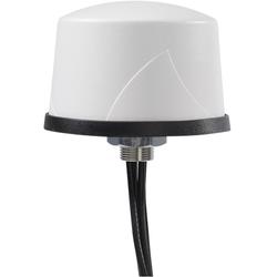 3 Port Mobile Antenna; 2-LTE, GNSS.  Round, White