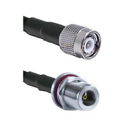 2' LMR®-240 Jumper TNC Male-N Female Bulkhead