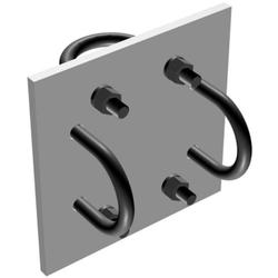 Crossover Plate for Joining 2-3/8 to 4-1/2 in OD Round Members