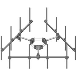 12'6" Monopole Platform w/ (12) 2-3/8" x 96" Pipes