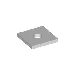 2-1/4 in x 2-1/4 in x 3/16 in backing plate kit
