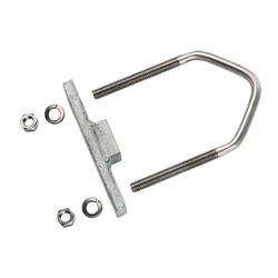 Outdoor V-Bolt Mounting Kit for 3 in Max OD Round Members, Set of 2