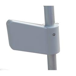 2.4 - 5 GHz 6 dBi Wi-Fi Directional Left Facing Angled Handrail Antenna with 4 RPSMA Male in Grey