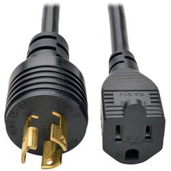 1' Heavy Duty Power Cord, 5-15R to L5-15P
