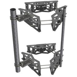Dual Ring Mount kit for 6 ft Microwave Antenna