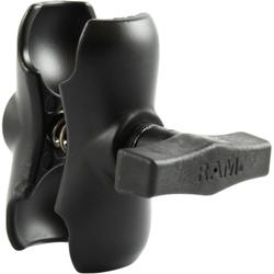 Short Double Socket Arm for 1.5 in Ball Bases