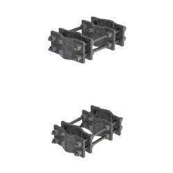 Pipe-to-Pipe Clamp for joining Two 2-3/8 to 5 in OD Round Members