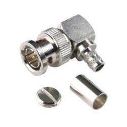 RF Connector, BNC Right Angle Crimp Plug