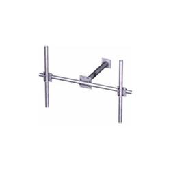 3' Vert Standoff T-Frame w/ (2) 2-3/8"x8' Pipes