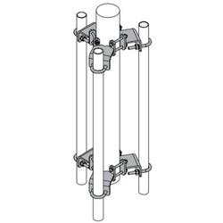 Tri-Sector Custer Mount for 2-3/8" Pipes