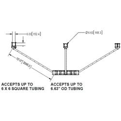 Reinforcement Kit, 3 sector, 10-30, 10’ Arm