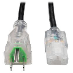 3' Hospital Comp Cord 13A, #16 5-15P - IEC-320-C13