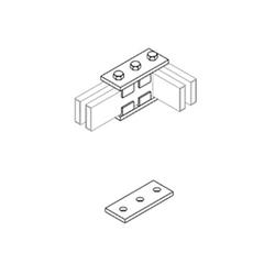 2" x 9/16" x 5-3/4" Raceway Corner Junction Kit