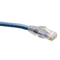 200' Cat6 Gigabit Solid Cond Assembly RJ45M/M Blue
