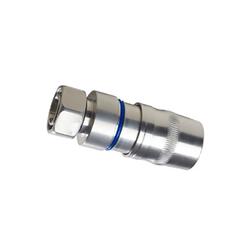 4.3-10 Male Torque Connector for 7/8 in Plenum Cable, 50 Ohm, DC – 6 GHz