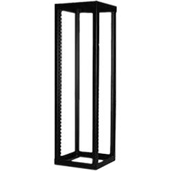 Four Post Rack; 24"x83"x24"; w/ Ground Bar