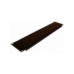 Filler Panels, Rack unit 2U, Steel, Black
