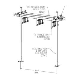 10' x 12" Waveguide Bridge Kit w/ Double Trapeze