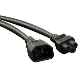 6' AC Power Cord, C14 to C5, 3x18AWG, SJT