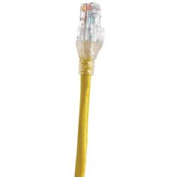 7' Cat5e Bonded-Pair 4 Pair 24AWG Solid CMR Yellow