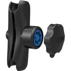 Short Double Socket Arm for 1.5 in Balls