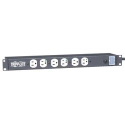 15' 1U Rackmount Power Strip w/12 Hospital Outlets