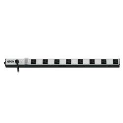 10' 8-Outlet Vertical Power Strip, 120V 15A, 5-15P